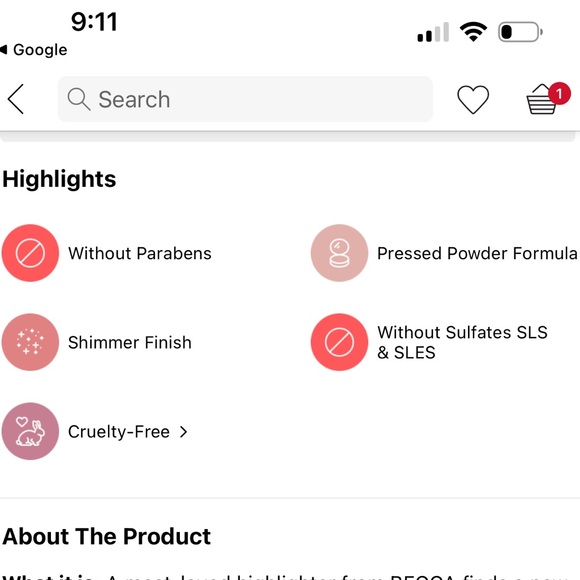 NIB: Smashbox X BECCA Shimmering Skin Perfector Pressed Highlighter - Picture 4 of 8